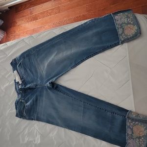 Jean capri pants